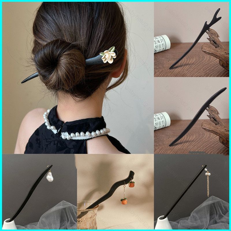 กิ๊บติดผมไม้สำหรับHanfuและแฟชั่นทันสมัย - BY2