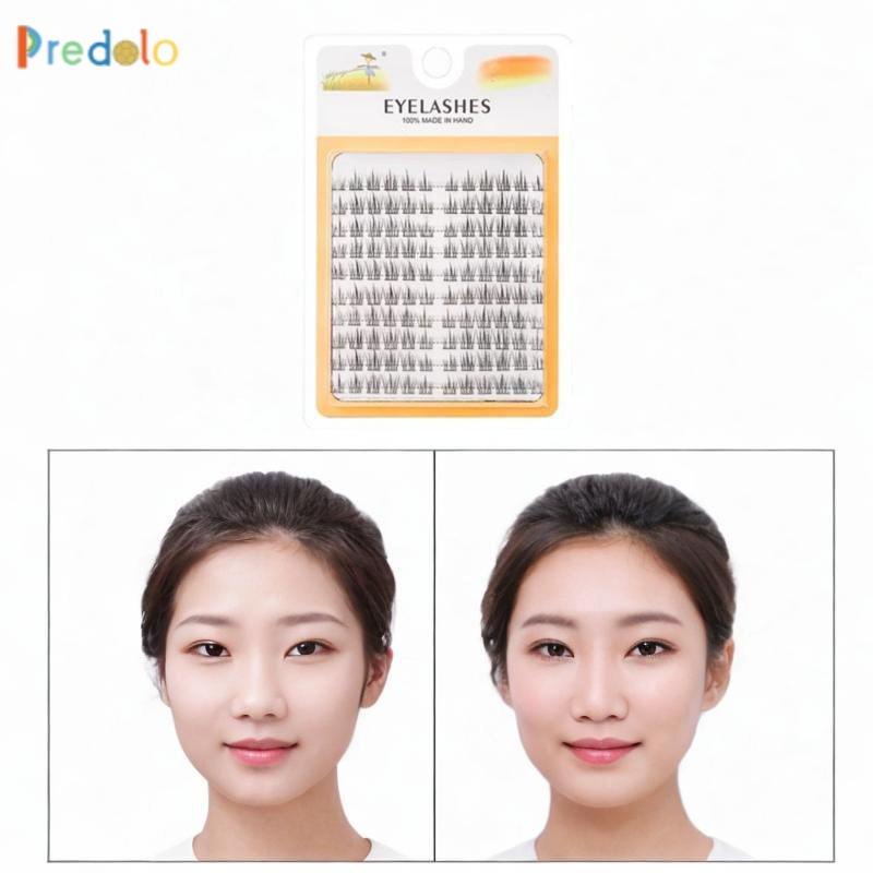[Predolo] Fake Eye Lash Lazy ผสม Professional Handmade Soft Fairy Lash ชุด Faux Lashes Wisps สําหรับ