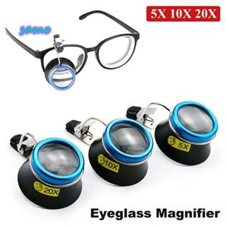 SAMO 1 ชิ้น Loupe เลนส์ขยาย, Eye Loupe Clip-On แว่นขยายแว่นต…