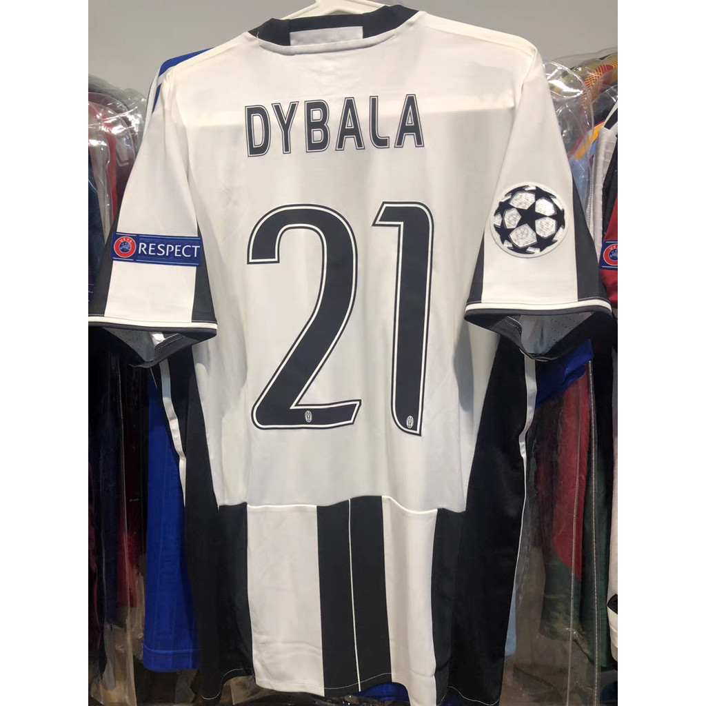 เสื้อยืดฟุตบอลยูเวนตุส retro 1617 แบบบ้านไทย สีสดใส ไซส์ S-2XL