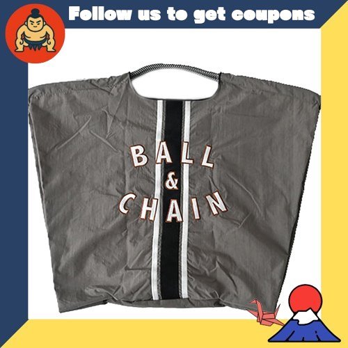 ถุงช้อปปิ้งลายทางแนวตั้งขนาดใหญ่ Ball & Chain ของแท้ รุ่น 301137