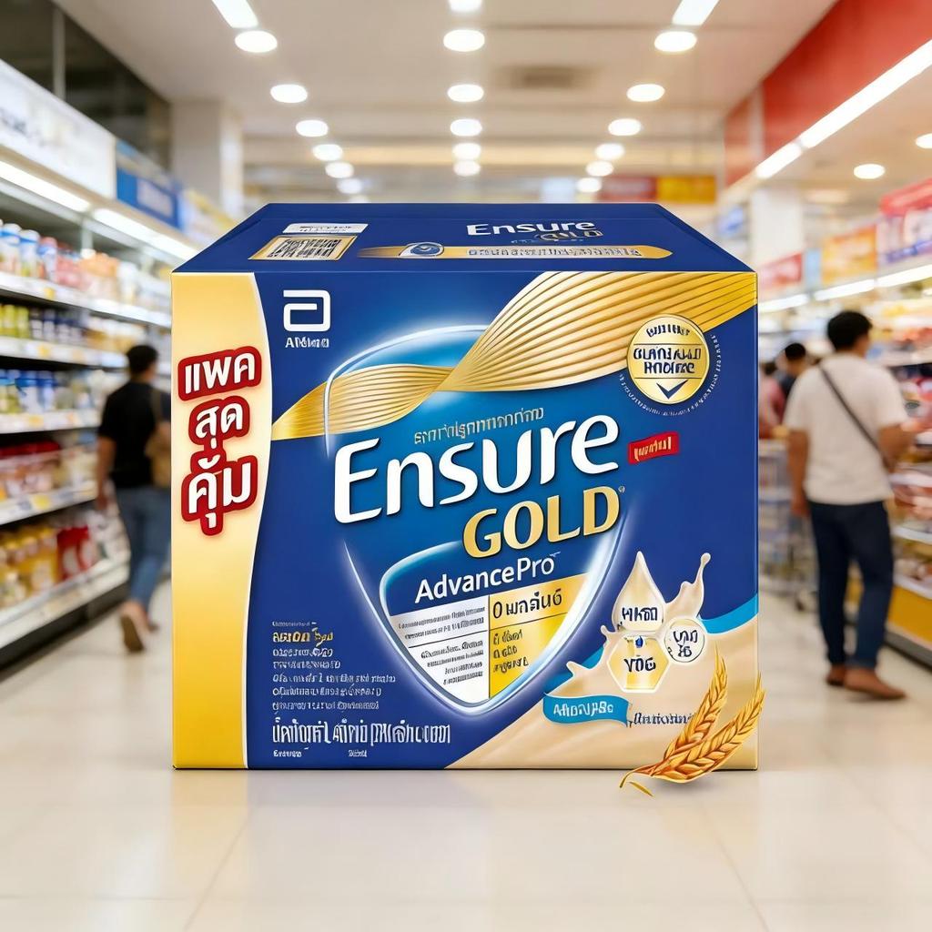 เอนชัวร์ โกลด์ อาหารเสริม สำหรับผู้ใหญ่ กลิ่นธัญพืช 1480 กรัม ENSURE GOLD WHEAT 1480 G  รับประกันคุณภาพแบบกล่องใหญ่
