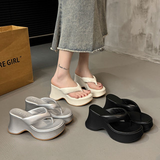 รองเท้าแตะแฟชั่นเรียบง่ายToe Strapพื้นหนาสไตล์Birkenstockสำห…