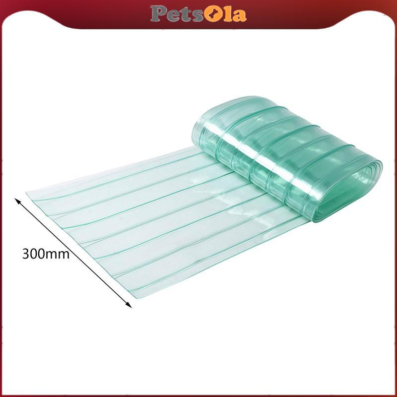 PETSOLA ม่านประตู PVC เปลี่ยนโปร่งใส Croppable สําหรับ DIY สุนัขหรือแมวประตูผลิตภัณฑ์สําหรับสัตว์เลี้ยง Kennel ความยาวประตู 1.5M แผ่นปิดประตู ราคา ถูกที่สุด ดีลบีเคเค แกลเลอรีภาพที่ 8