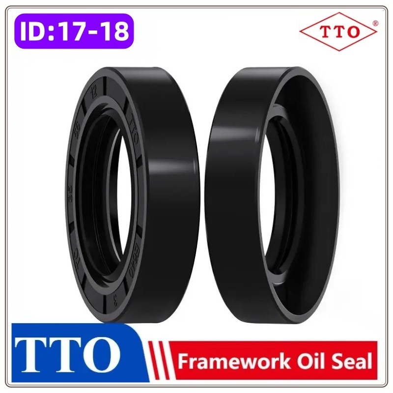 TTO TC โครงกระดูกซีลน้ํามัน 17/18*29/30/31/32/33/34*5/6/7/8/10 ไนไตรล์ TC 17*29*5 TC 17*29*7 TC 17*30*5 TC 17*30*7