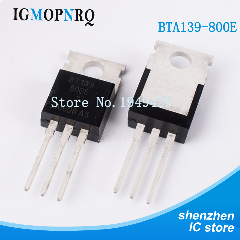 10 ชิ้น/แบทช์ BT139-800E TO-220 BT139-800 BT139 800V 16A Triode