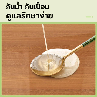 COD ผ้าปูโต๊ะ PVC ป้องกันเชื้อรา ไม่เปื้อนน้ำมัน ทนร้อนสูง 500° ด้วยลาย ผ้าคลุมโต๊ะ หนาและหนักแน่น 60*120/90*150CM