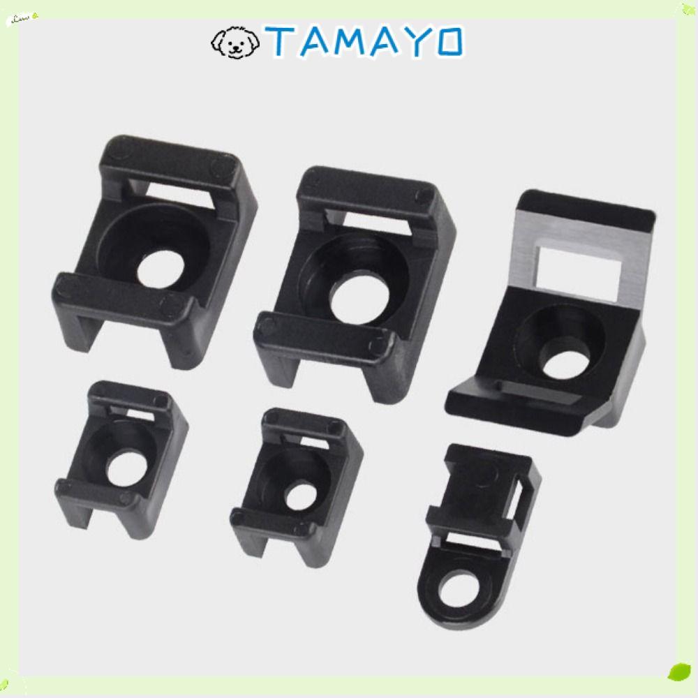 TAMAYO 100 ชิ้น Mounts Seat HC-4 HC-2 เคเบิ้ลไทร์พลาสติก