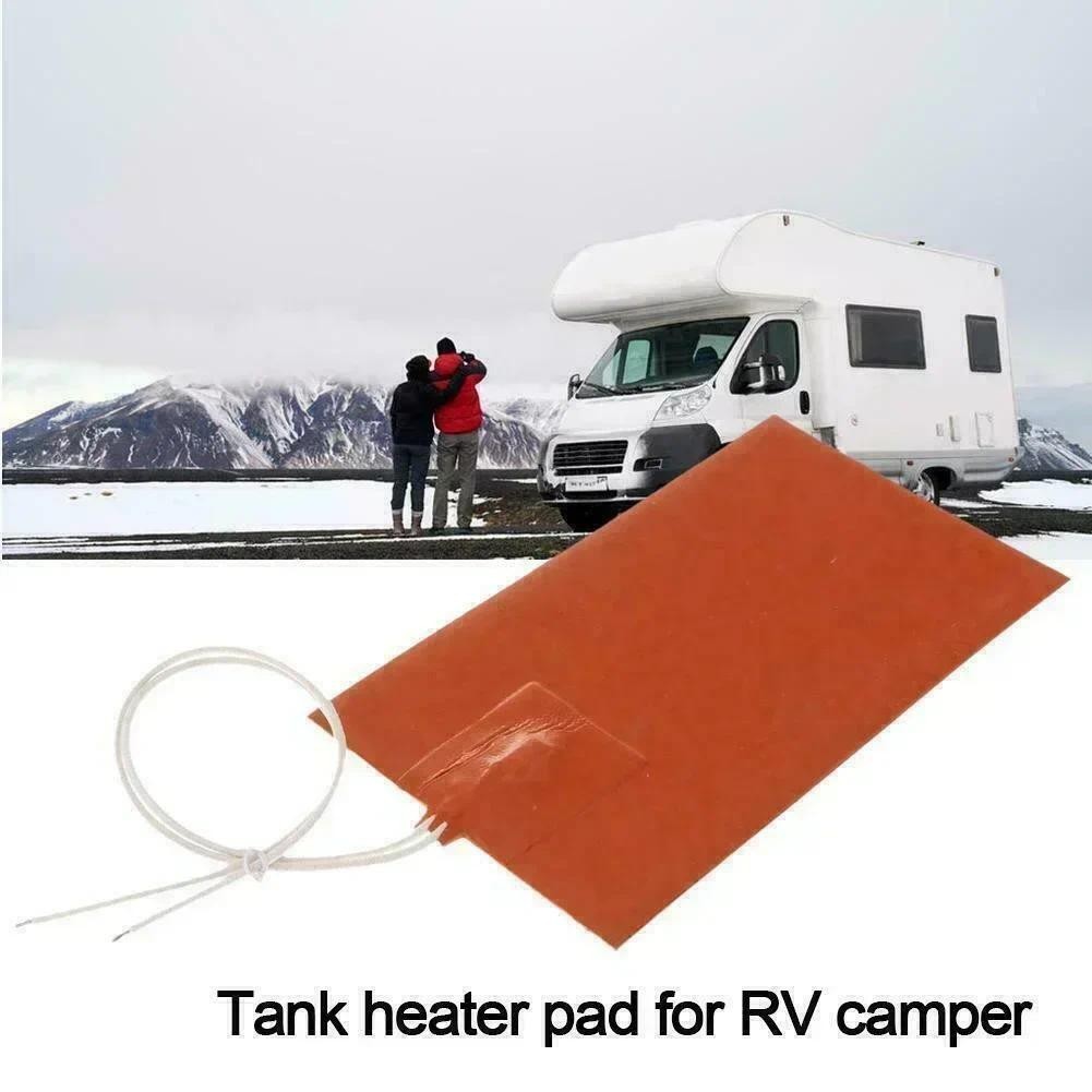 ถังน้ําเครื่องทําความร้อน Pads 9.06x5.12 นิ้วสําหรับ Camper Motorhome W5Z5 Thermostat Auto V9M0 ซิลิ