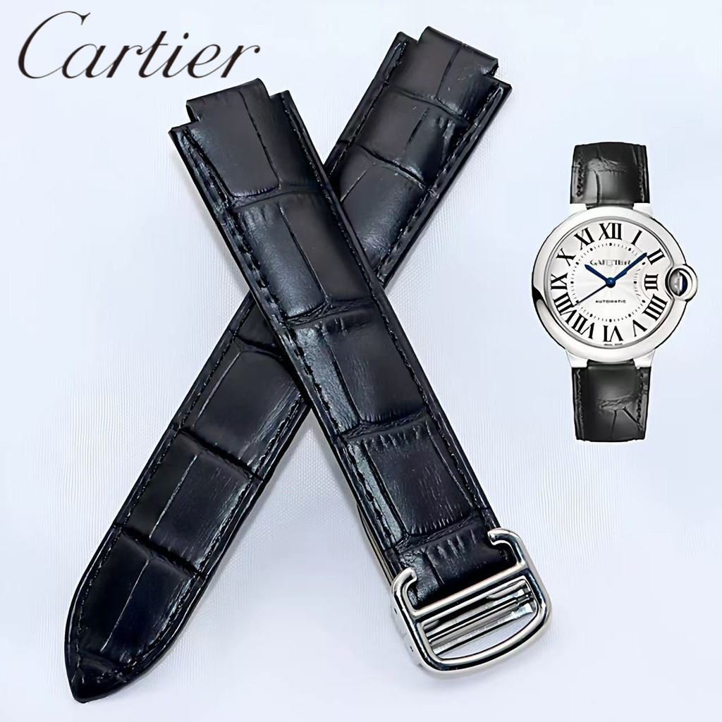 สายหนังกันน้ําสําหรับ Cartier Ballon Blue – สายนาฬิกาทดแทนระดับพรีเมียม ทนทานและสบาย