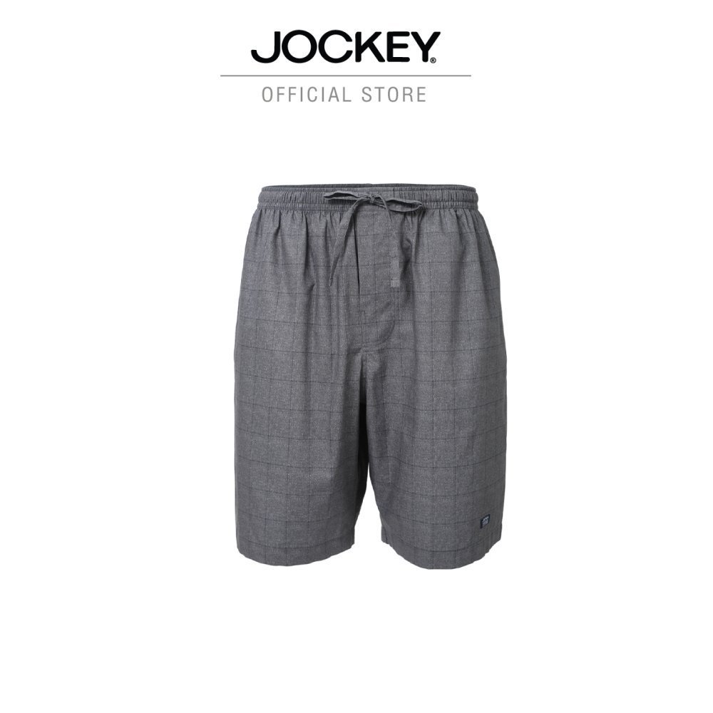 JOCKEY UNDERWEAR กางเกงบ็อกเซอร์ SLEEPWEAR รุ่น KU JKB272L BOXER สีเทา