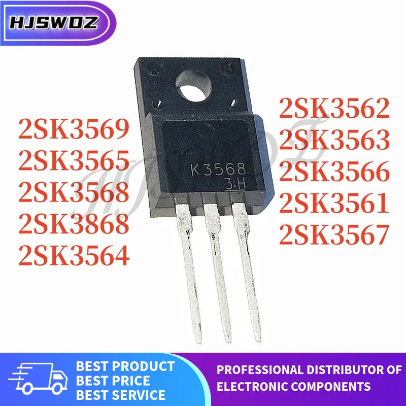 10PCS 2SK3565 2SK3569 2SK3561 2SK3562 2SK3563 2SK3564 2SK3566 2SK3568 2SK3868 K3569 K3561 K3562 K35 