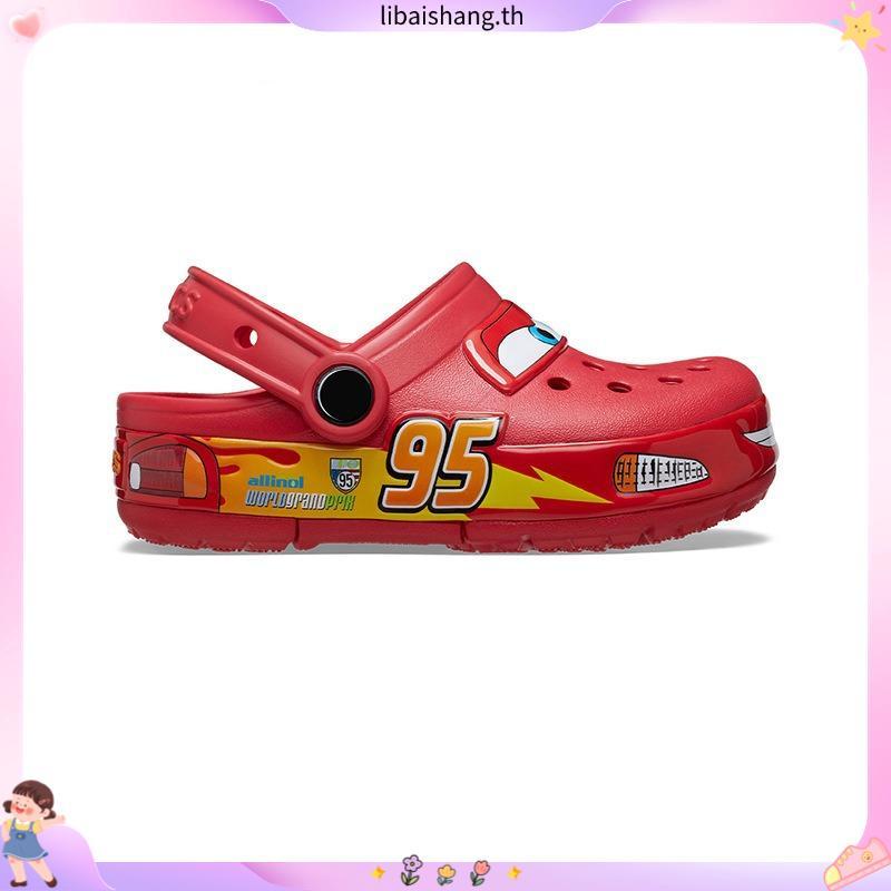⭐️รองเท้าแตะสําหรับเด็ก  McQueen พร้อม LED กระพริบ