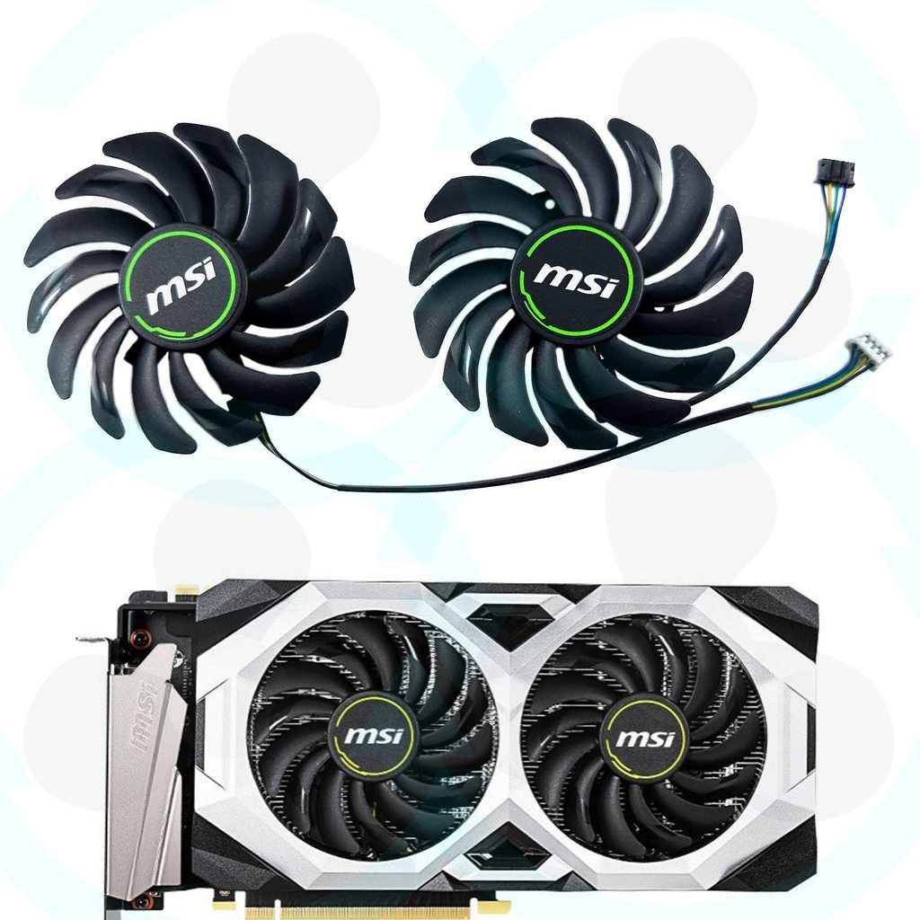 [พัดลมระบายความร้อนคอมพิวเตอร์] MSI MSI RTX2070 2070s 2080 2080s VENTUS VENTUS กราฟิกการ์ดพัดลมระบาย