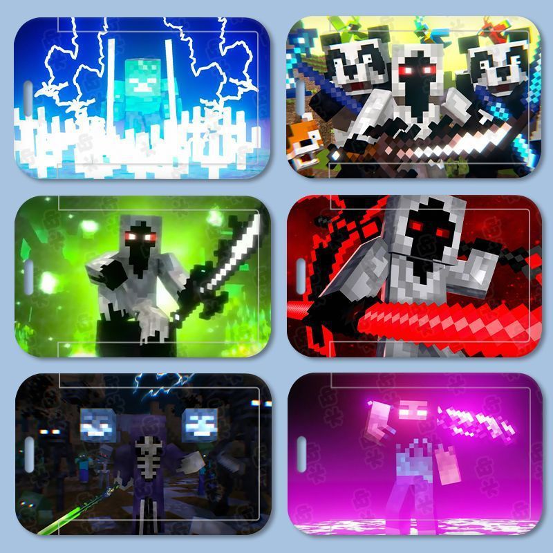 Spot Goods#Minecraft card holders, fan merchandise, meal cards, student campus cards, school ID card