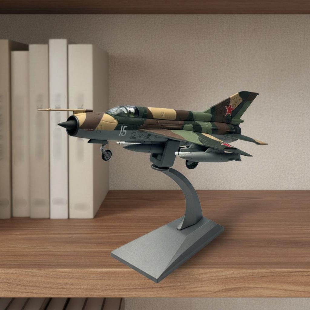เครื่องหมายแท้ 1:72 Scale MiG-21 รุ่นยาวนานสี Finish 1/72 Scale MiG-21 ของขวัญ-บรรจุภัณฑ์พร้อมสําหรั