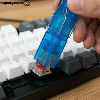 [Hugbabys-t] คีย์บอร์ดเครื่องกล Keycap Puller Switch Remover เครื่องมือฟังก์ชั่นคู่ 2 in 1 Design Easy Key Swap สําหรับโฮมออฟฟิศใช้