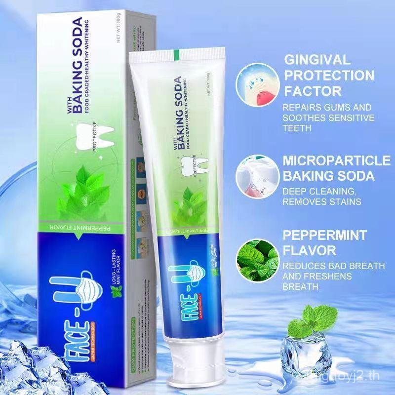 !!ORIGINAL!! FACE-U TOOTHPASTE BAKING SODA 1x180g Japan Tech Food Graded Healthy Whitening Gum Prote