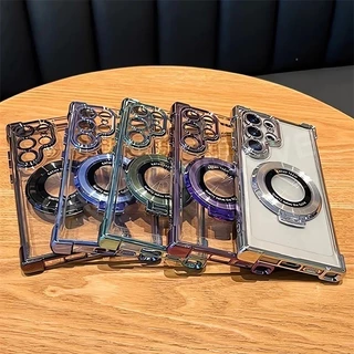 เคสโทรศัพท์สําหรับ Samsung Galaxy A57 A37 A17 A37 A27 A36 A26 A16 A56 LTE 4G 5G 2026 CD Bracket เคสโทรศัพท์ซิลิโคนสี่มุมถุงลมนิรภัยกันกระแทกปลอกโทรศัพท์ฝาหลัง