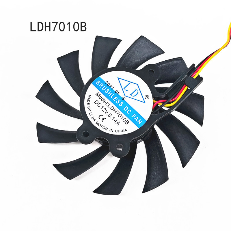 พัดลมคอม rgb พัดลมคอม 120mm เหมาะสําหรับ LECOO LECOO AIO Cool 2888 LDH7010B เส้นผ่านศูนย์กลาง 6.5 ซม