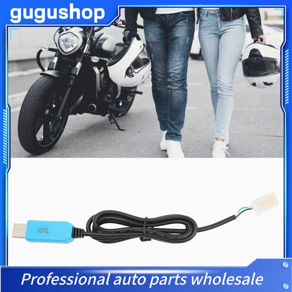 gugushop Qiilu สาย USB สำหรับรถจักรยานยนต์ไฟฟ้า RS323 ความไวสูงต่อ TTL พร้อมความเข้ากันได้ของตัวควบค