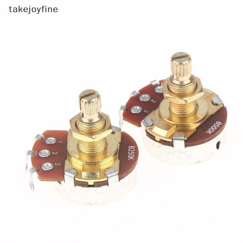 TFTH A500K/A250K/B250K/B500K Low-Noise Guitar Potentiometer พร้อมเพลาทองเหลือง Vary
