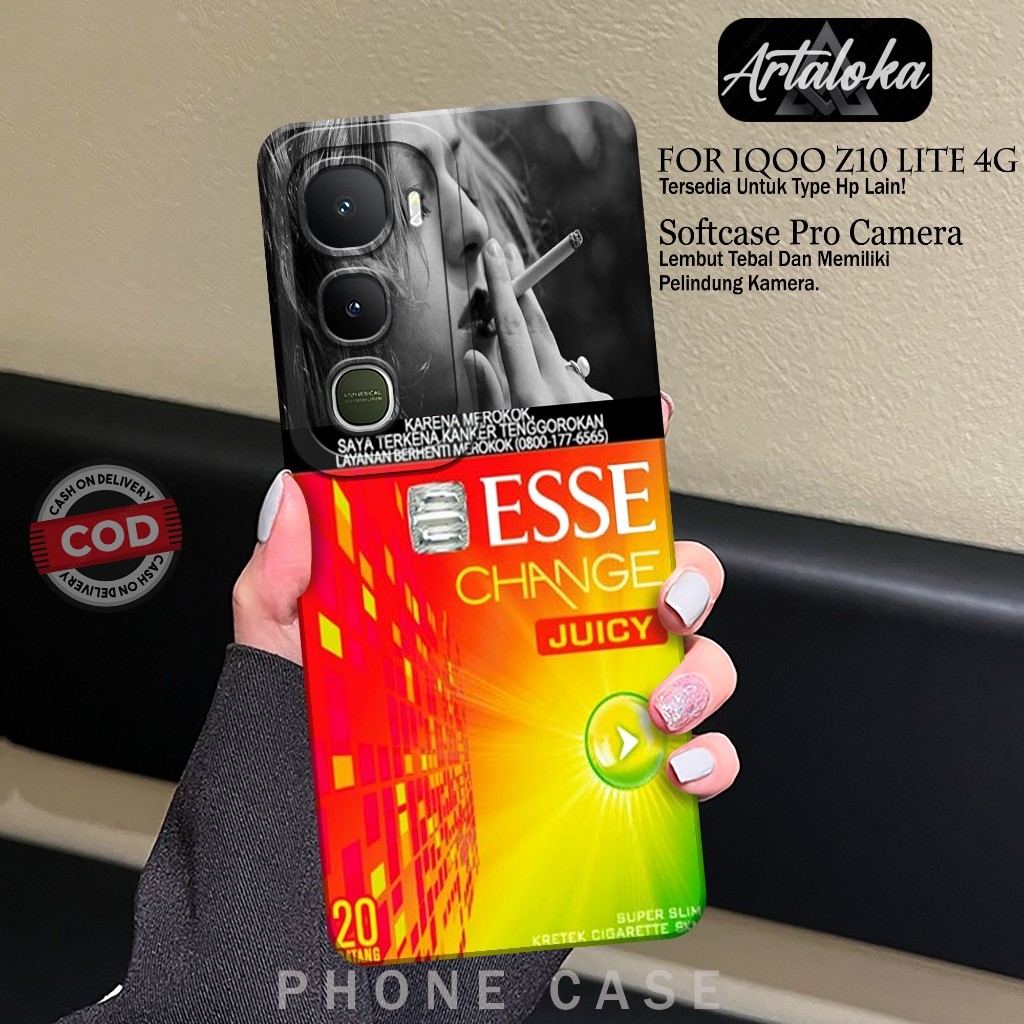 Softcase Hp IQOO Z10 LITE 4Gแฟชั่นกรณีRK Kesing IQOO Z10 LITE 4GซิลิโคนTPU Proกล้องIQOO Z10 LITE 4Gฝ