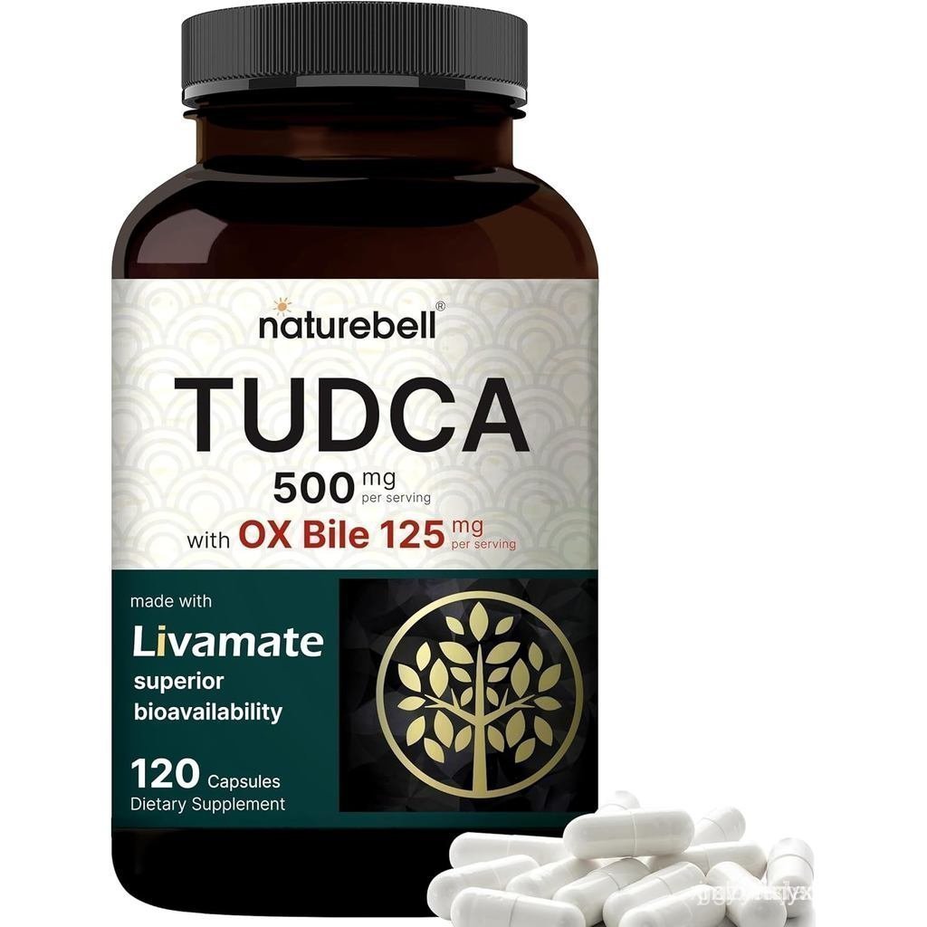 TUDCA 500 mg กับ OX Bile 125 mg - 120 แคปซูล เพื่อทำความสะอาดและซ่อมแซมตับ