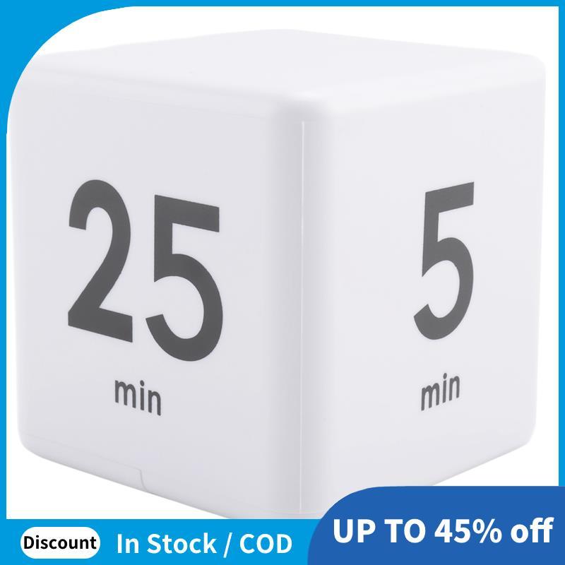 Cube Timer Kitchen Timer Time Management Timer สําหรับเซ็นเซอร์ Flip Management และนับถอยหลัง 25-5-4