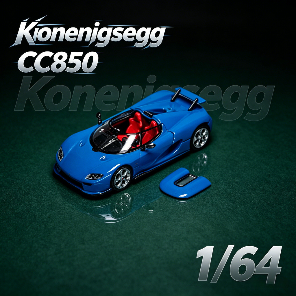 Rhino Model-RM 1/64 New Style Koenigsegg CC850 โมเดลรถ รถของเล่น สําหรับเด็กผู้ชาย ของขวัญวันเกิด ขอ