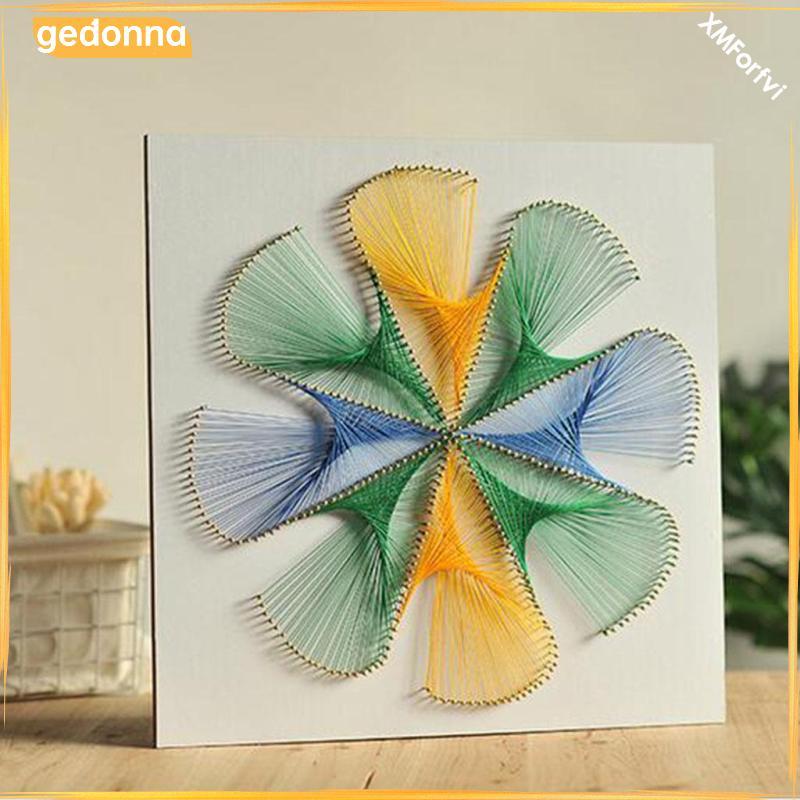 [gedonna] String Art Kit - Flower String Art, ชุดงานฝีมือสําหรับผู้ใหญ่, ชุดศิลปะและงานฝีมือ, DIY