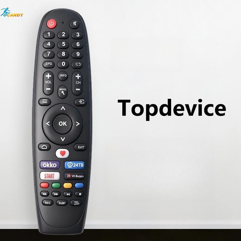 NDY TDTV32CS04H TV Remote Replacement ใช้งานได้กับ TOPDEVICE TDTV32CS04HBK TDTV50CS05U ง่ายต่อการสํา