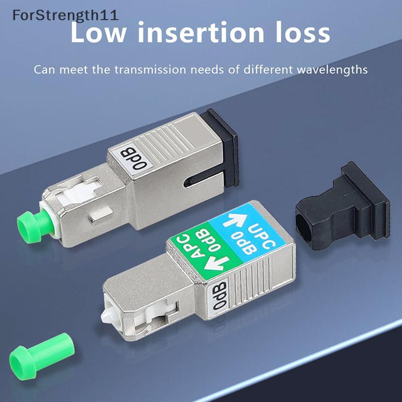 FO 1 PC APC ชาย UPC หญิงอะแดปเตอร์ไฟเบอร์ออปติก 0dB Attenuator 1200NM 1600NM Mutual Conversion ของ C