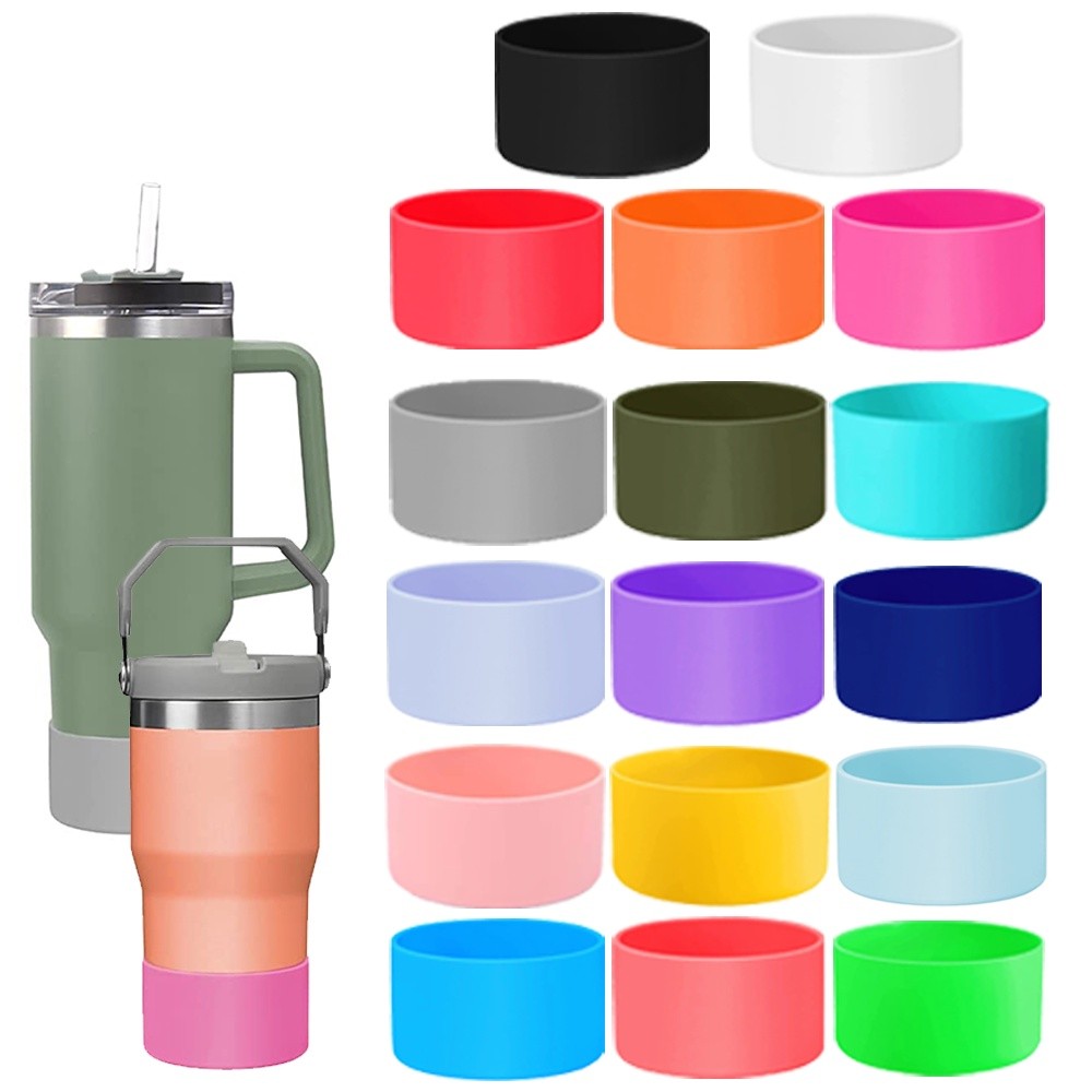 บูทซิลิโคนมีหูจับสําหรับ Stanley Quencher 40 oz, 30 oz, และ IceFlow 20 oz, 30 oz.