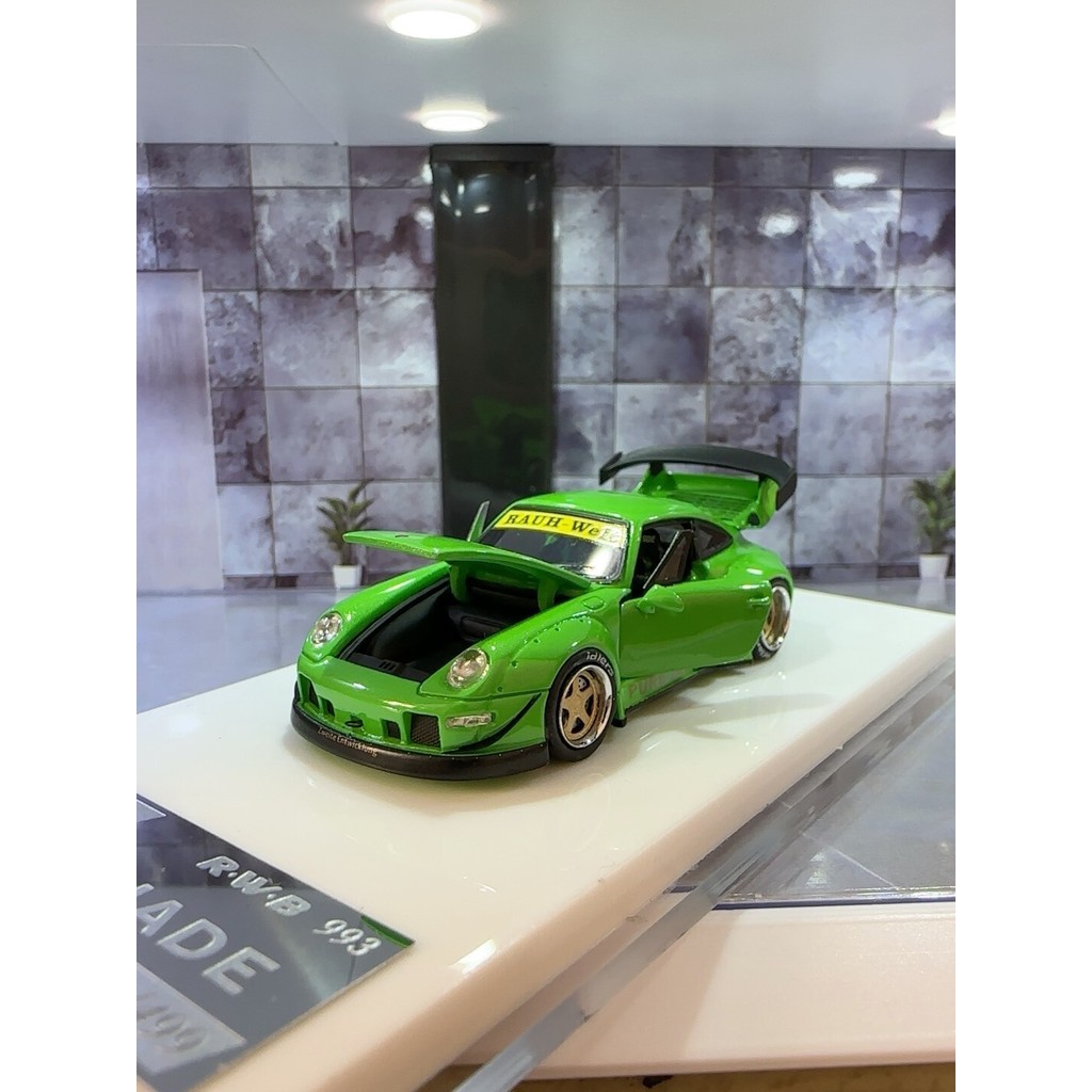 HPI+1/64+RWB+993+Pure+Straw Pure Jade+Green Full Open+(จํากัดรถ499) ใหม่เอี่ยมถอดแยกชิ้นส่วน,993 Ful