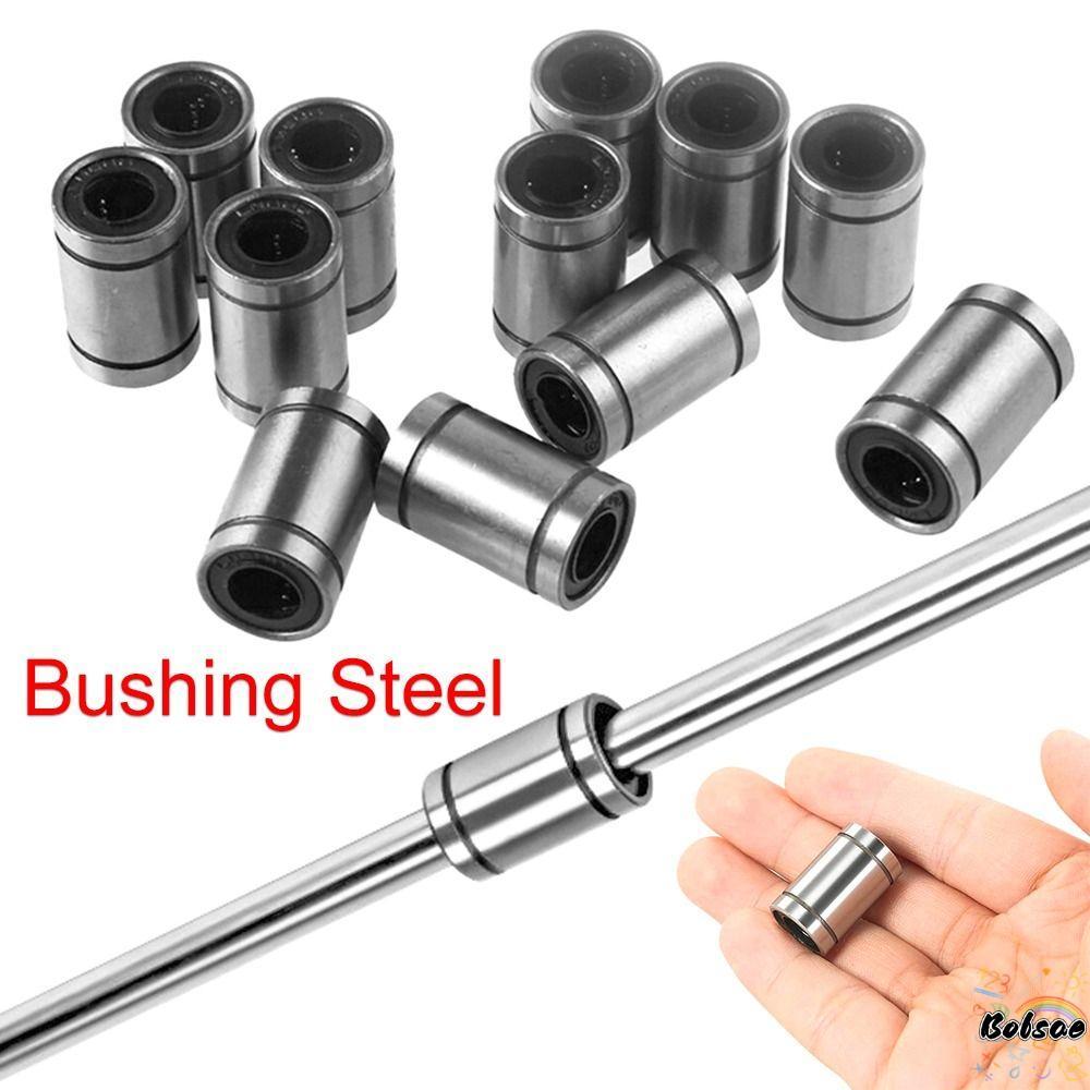 BOLSACF Linear Ball Bearing ทนทานสําหรับเครื่องพิมพ์ CNC Part LM8UU LM10UU LM12UU LM16UU