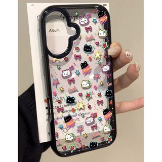 🎈Snap&Co🎈แมวการ์ตูน เคสไอโฟน สำหรับ iPhone17 16 15 14PLUS 13 12 11 Pro 15Plus 17PRO MAX 13PRO 2026 XS เคสโทรศัพท์รุ่นใหม