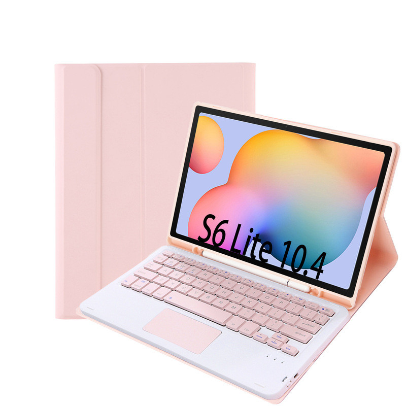 เหมาะสําหรับ Samsung Tab S6lite P610/612/P615 เคสป้องกันแท็บเล็ตคีย์บอร์ดดูด