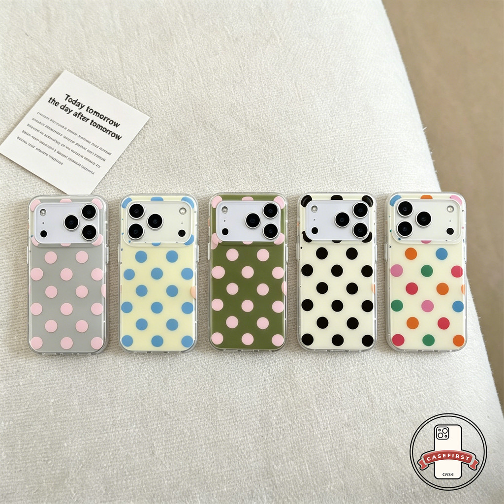 เคส IMD ลายจุด มินิมอล น่ารัก สไตล์ฮิต เคส Samsung A55 A06 A35 A35-5G A55-5G