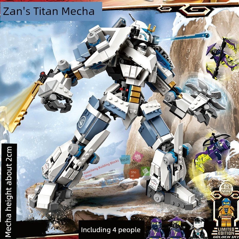 เลโก้ ninjago 2026 สินค้าใหม่ Phantom Ninja Season 19 สรรเสริญ Titan Mecha Ice Dragon Minifigure Bui