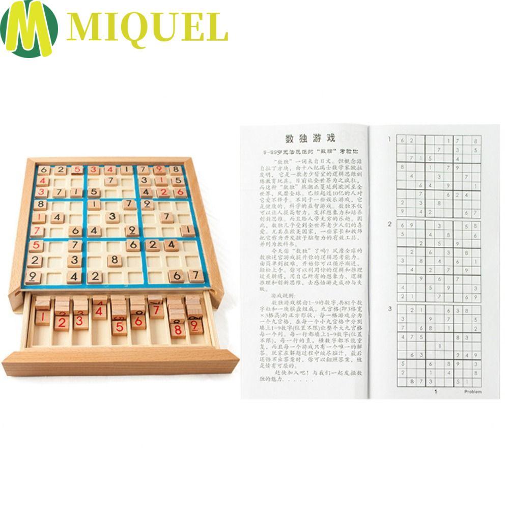 MIQUELZA Sudoku หมากรุก, International Montessori Sudoku Crosswords ของเล่น, หลักอ้างอิง Logic หลักก