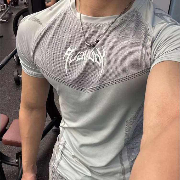 High Elastic Quick-Drying Retro Gothic Style Seamless Slim Fit Big Workout Clothes Sports Training S