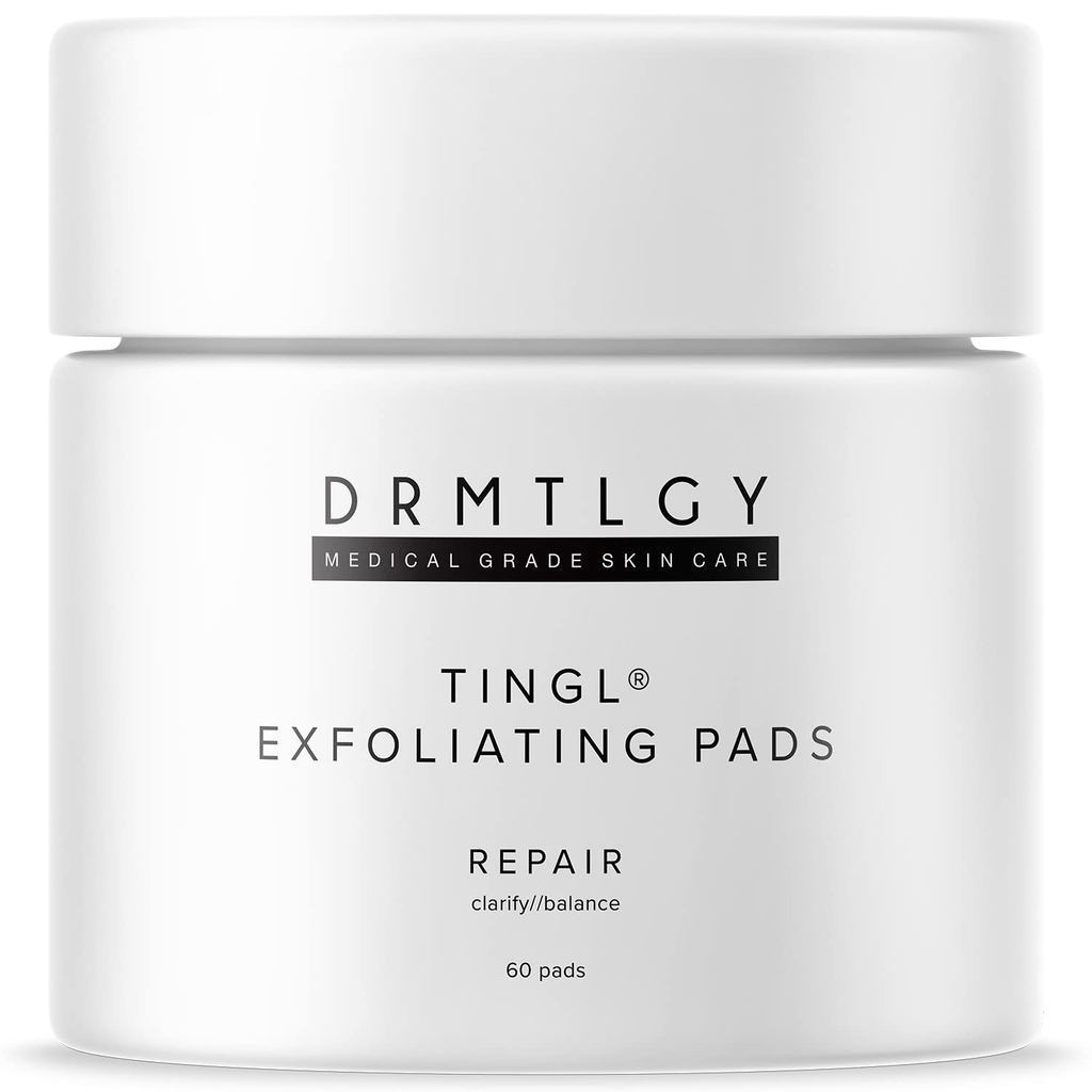 DRMTLGYTinglExfoliating Face & BodyPads – Glycolic, Lactic & Salicylic Seeds, Non-Cuitable, Skin, La
