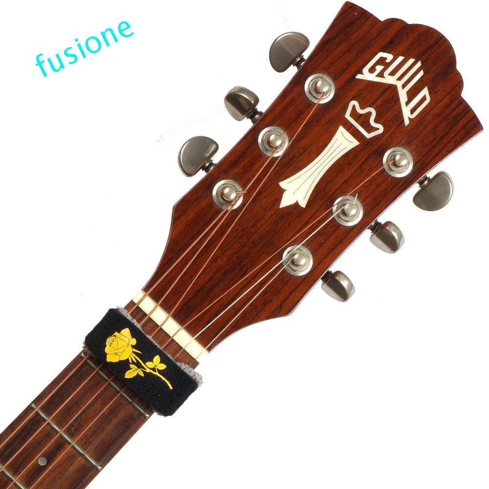 FUSIONEDGE Fret Wrap Guitar, Noise ติดตั้งง่ายเทปคานกีต้าร์, ชิ้นส่วนกีตาร์ สายกีตาร์ปรับเสียงรบกวน 