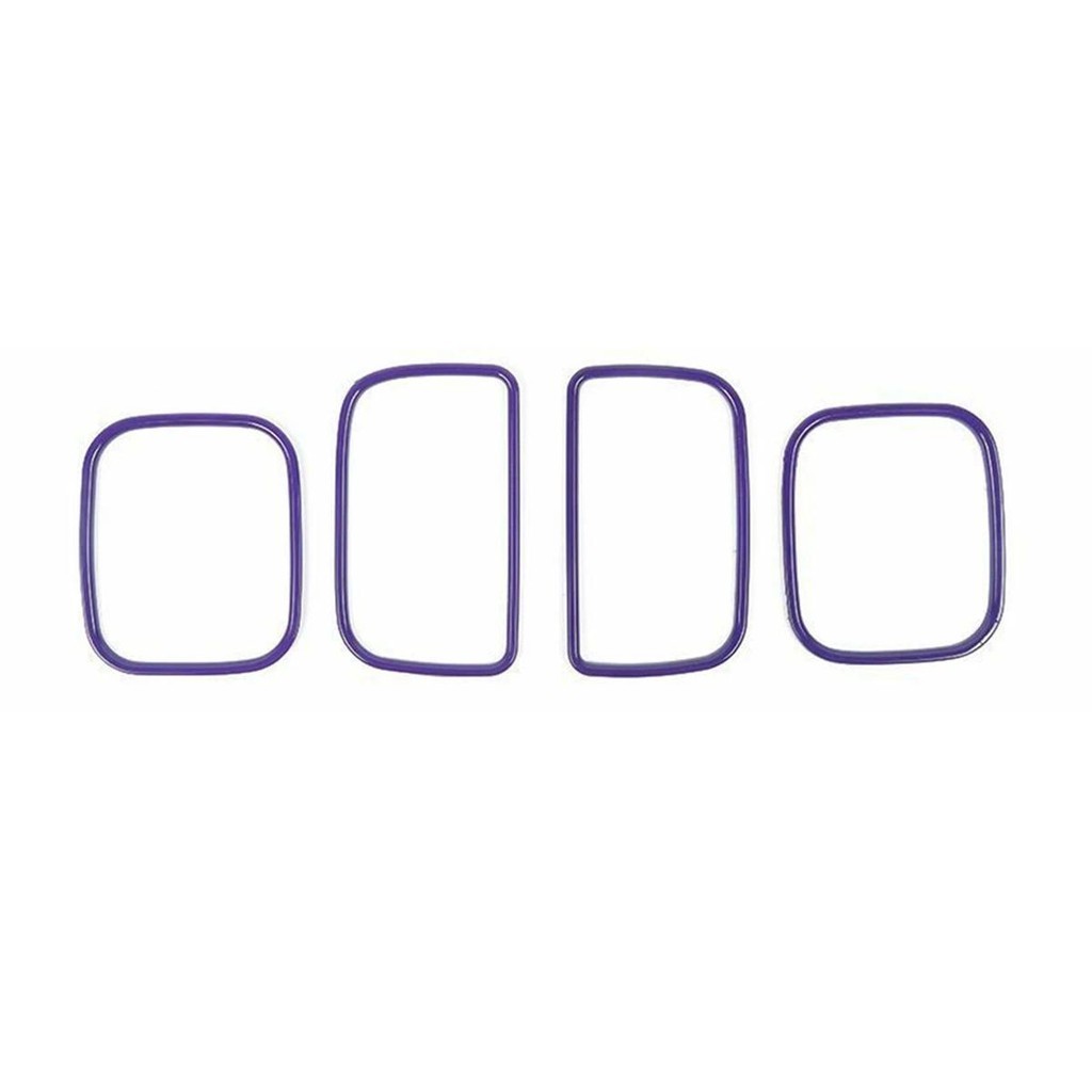 คอนโซลกลาง Air Vent Outlet ฝาครอบ Trim แหวนอุปกรณ์ตกแต่งภายในสําหรับ Dodge Charger 2011-2020 (สีม่วง