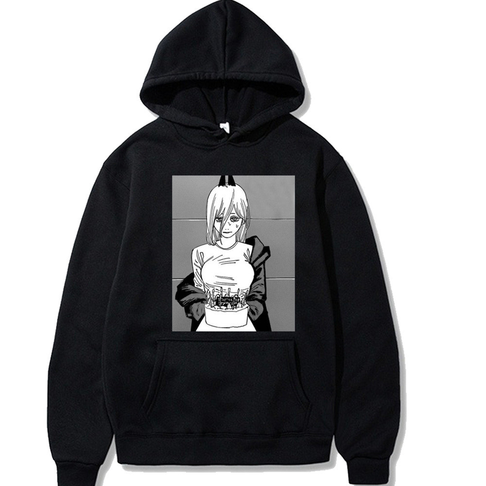 เสื้อ hood เสื้อฮู้ด h and m Chainsaw Man Hoodie เสื้อกันหนาวทั้งชายและหญิง