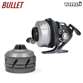 WEEBASS รอกยิงปลา - รุ่น BULLET (Grey) มือหมุนซ้าย-ขวา รอกกระปุก