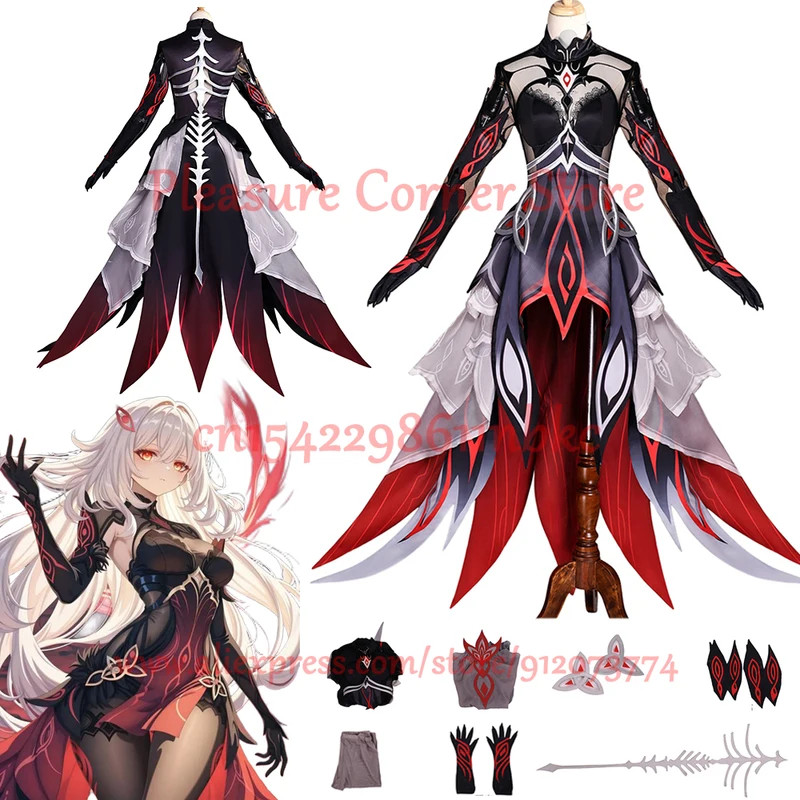 ZH [พร้อมส่ง] ชุดคอสเพลย์ Genshin Impact Reign of the Dead ชุดคอสเพลย์อนิเมะ Genshin Impact Reign of