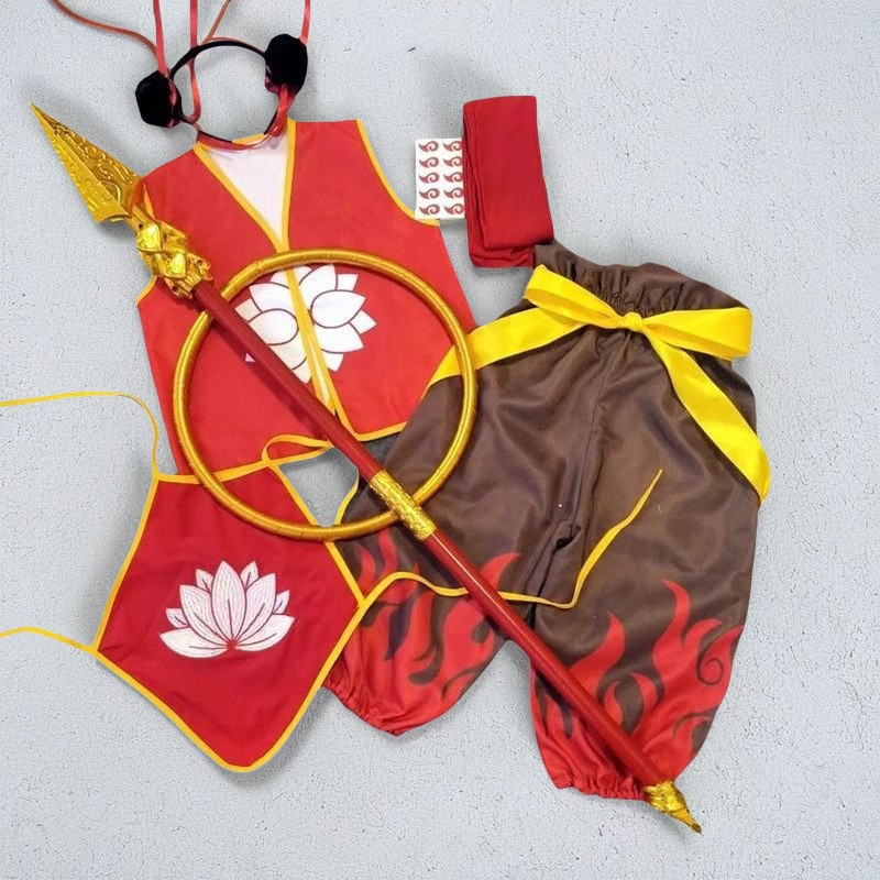 Sixty-one Nezha เสื้อผ้า Nezha ตรงนี้เต้นรําอะนิเมะ Six one Nezha เสื้อผ้า Nezha ตรงนี้เต้นรําอะนิเม