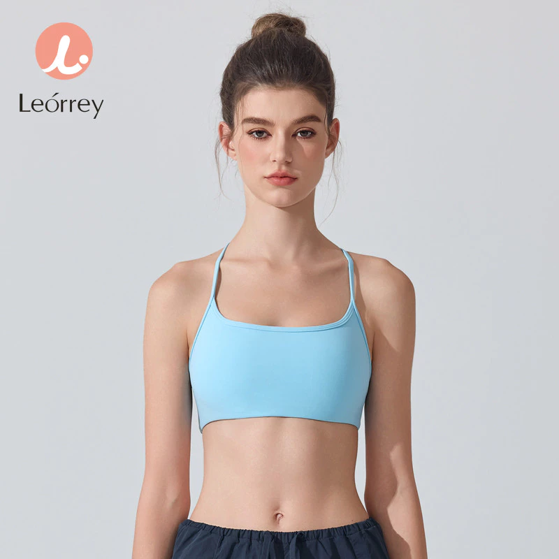 Leorrey บราออกกำลังกายไขว้หลัง บราโยคะมีแผ่นรอง thumbnail 8